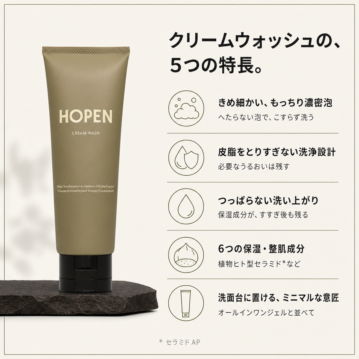 HOPEN クリームウォッシュ 150g