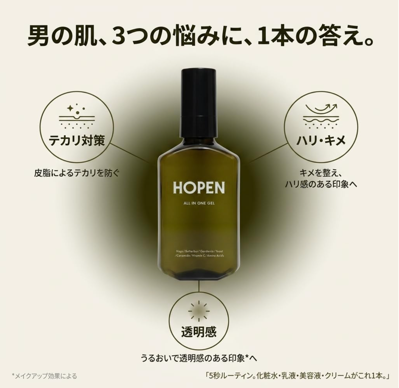 HOPEN オールインワンジェル 100g