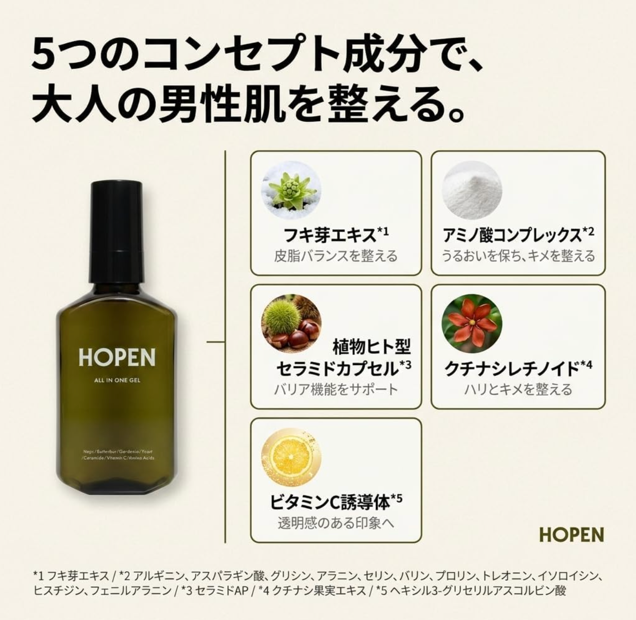 HOPEN オールインワンジェル 100g