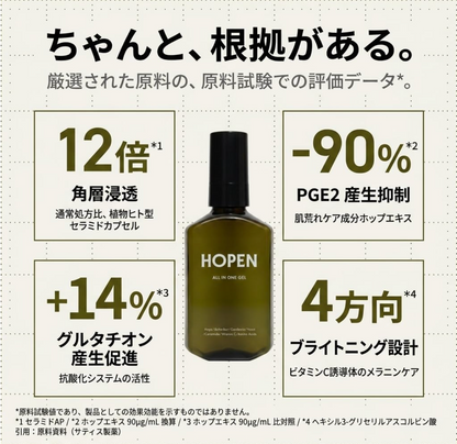 HOPEN オールインワンジェル 100g