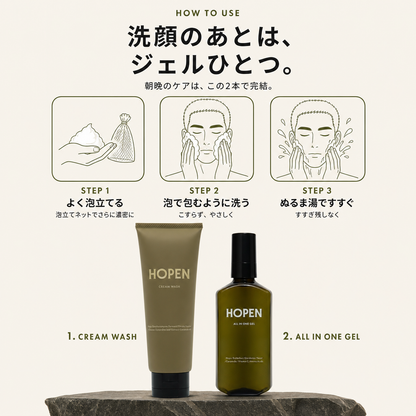 HOPEN クリームウォッシュ 150g